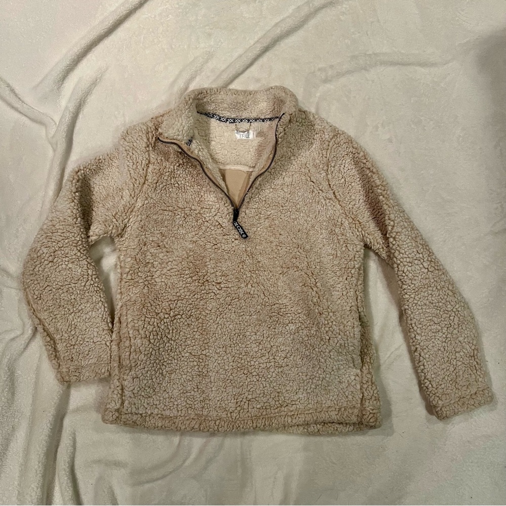 Cozy Cream Sherpa Pullover